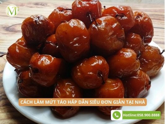 Cách làm mứt táo hấp dẫn siêu đơn giản tại nhà