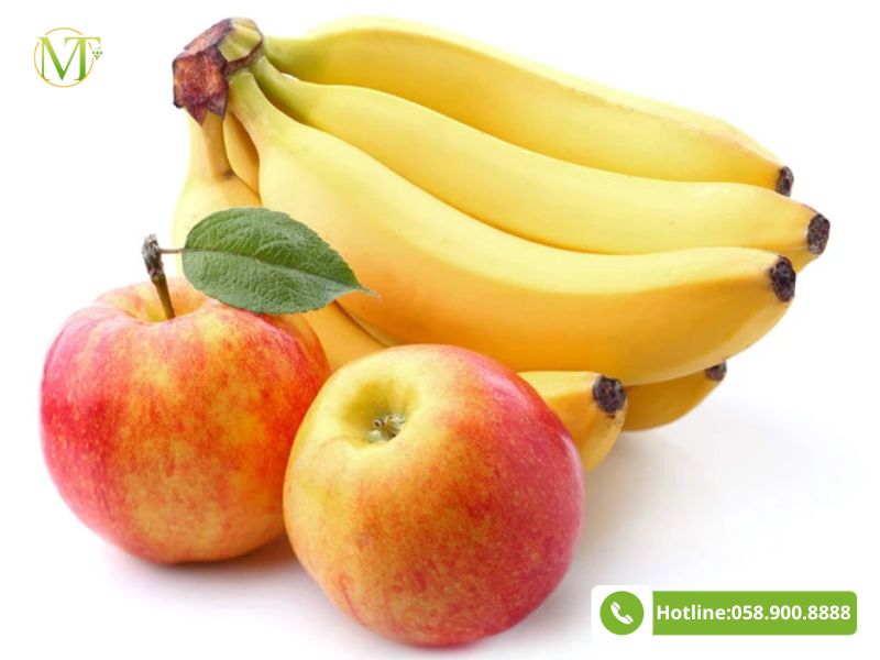 Cách làm sinh tố táo với chuối giảm cân - nguyên liệu