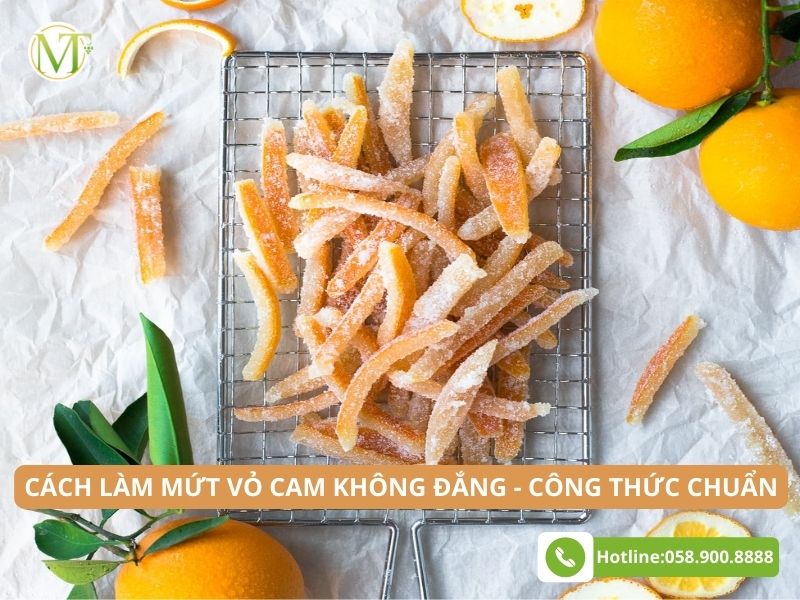 Cách làm mút vỏ cam