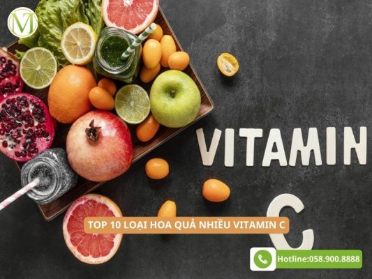 Hoa quả nhiều Vitamin C